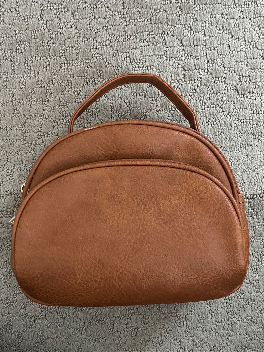 Classic Brown Women's Top-Handle Bag